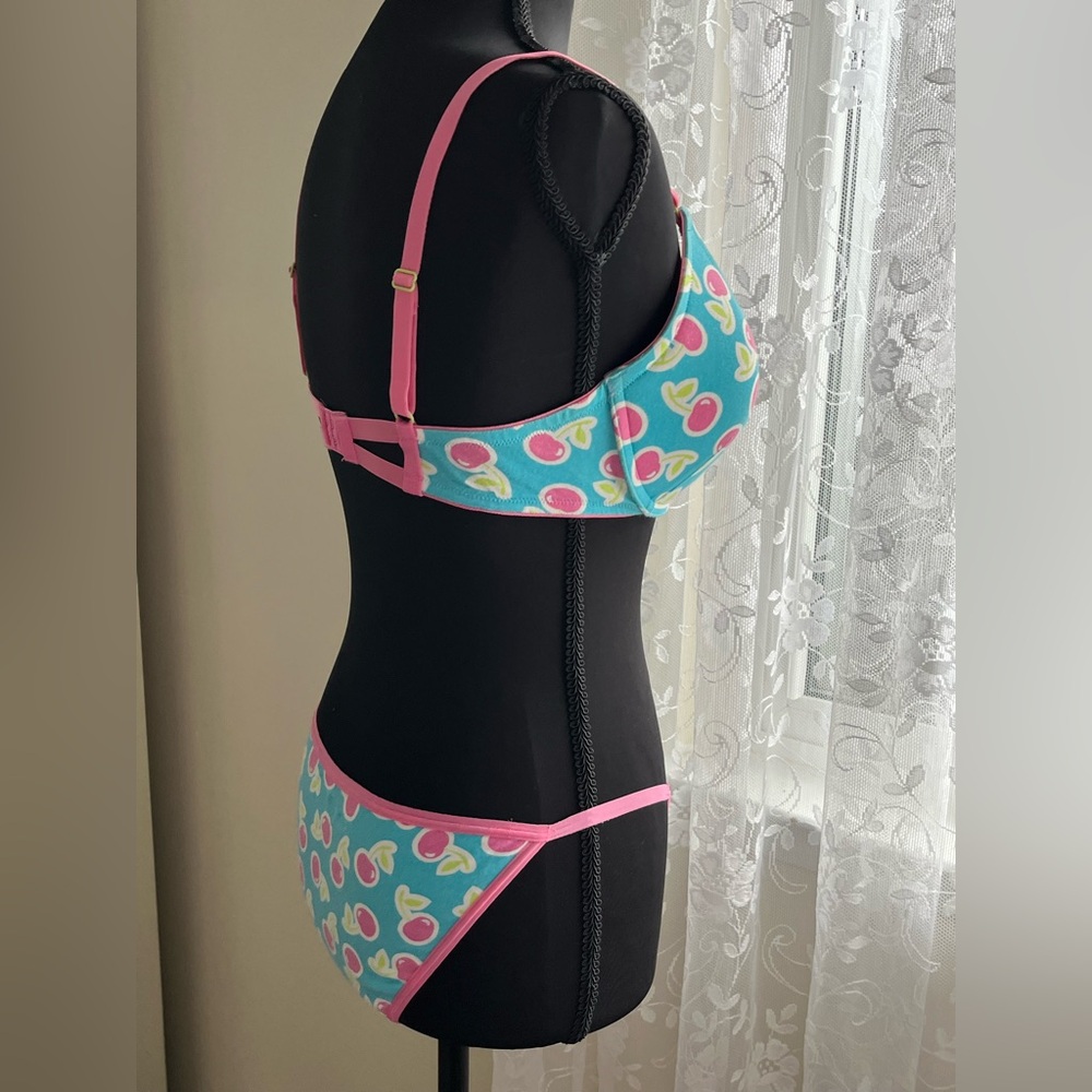 All cotton fruit of the Loom Pink and Blue cotton 3 piece set sleepwear or sexy - Picture 6 of 9